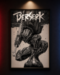 Póster Berserk Blanco y Negro