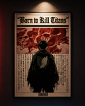 Póster Capitán Levi - Attack on Titan